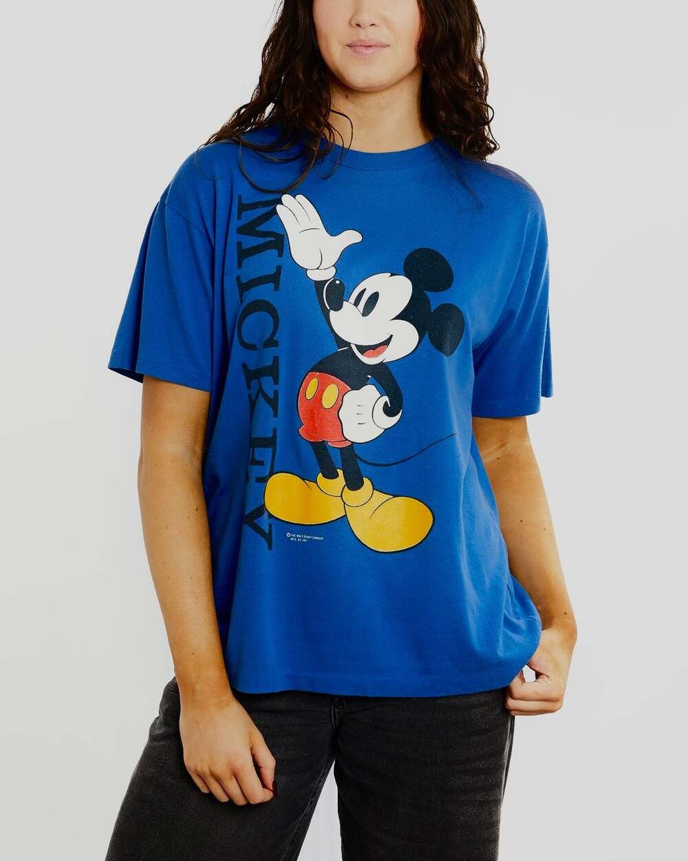 Vintage 1980s Single Stitch Mickey Mouse Graphic T-Shirt